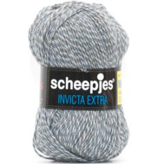 Scheepjes Invicta Extra (1438) Wit/Blauw/Grijs bij de Breiboerderij