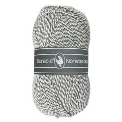 Durable Norwool Plus (M004) grijs/wit bij de Breiboerderij                            