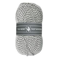 Durable Norwool Plus (M004) grijs/wit bij de Breiboerderij                            