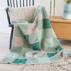 Haakpatroon Graniet-Bloesem deken - Verramade - Colour Crafter bij de Breiboerderij                            