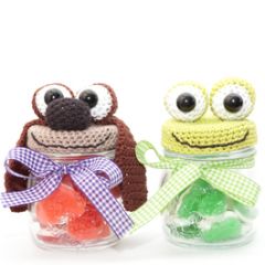Los patroon Muppet Rowlf cadeaupotje + gratis patroon Kikker
