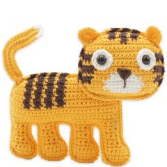 Haakpakket - Amigurumi - OSCAR TIJGER - 100% katoen bij de Breiboerderij                            