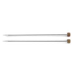 KnitPro Nova Metal Rechte Breinaalden - 40 cm bij de Breiboerderij                                       