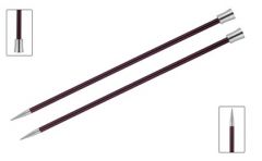 KnitPro Zing Rechte Metalen breinaalden 40 cm -  6 mm Bij De Breiboerderij