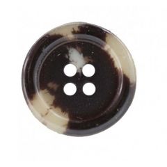 Knoop Marble - kunsstof - bruin/beige- 23 mm