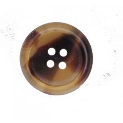 Knoop Marble Galalith - bruin/beige- 20 mm bij de Breiboerderij                            
