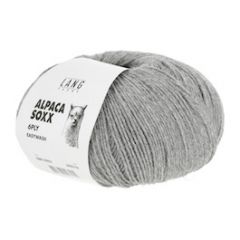 Lang Yarns Alpaca Soxx 6 ply Easywash (03) Lichtgrijs gemeleerd 