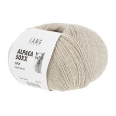 Lang Yarns Alpaca Soxx 6 ply Easywash (26) Zand gemeleerd  bij de Breiboerderij