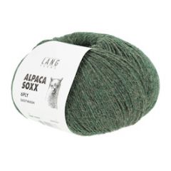 Lang Yarns Alpaca Soxx 6 ply Easywash (98) Olijf gemeleerd bij de Breiboerderij