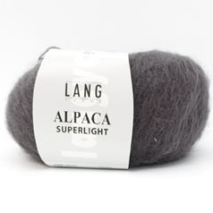 Lang Yarns Alpaca Superlight Antraciet (70) bij de Breiboerderij