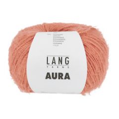 Lang Yarns Aura (28) Koraal bij de Breiboerderij