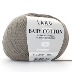 Lang Yarns Baby Cotton (99) Taupe bij de Breiboerderij