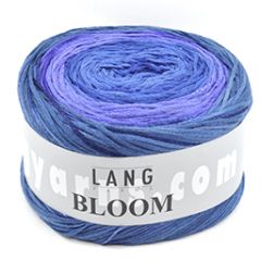 Lang Yarns Bloom (10) Blauw bij de Breiboerderij