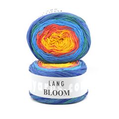 Lang Yarns Bloom (52) Multicolour Geel/Blauw/Groen bij de Breiboerderij
