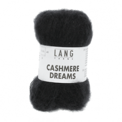 Lang Yarns Cashmere Dreams (04) Zwart bij de Breiboerderij