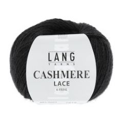 Lang Yarns Cashmere Lace (04) Zwart bij de Breiboerderij
