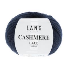 Lang Yarns Cashmere Lace (25) Donkerblauw bij de Breiboerderij