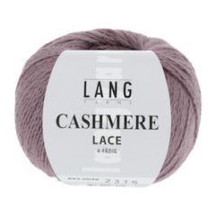 Lang Yarns Cashmere Lace (48) Donker Oud Roze bij de Breiboerderij