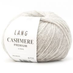 Lang Yarns Cashmere Premium 23 Zeer Lichtgrijs bij de Breiboerderij