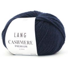 Lang Yarns Cashmere Premium 25 Zeer Donkerblauw bij de Breiboerderij