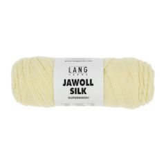 Lang Yarns Jawoll Silk (113) Licht Geel bij de Breiboerderij