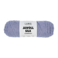 Lang Yarns Jawoll Silk (133) Lila/blauw bij de Breiboerderij