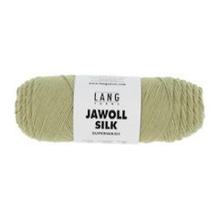 Lang Yarns Jawoll Silk (197) Olijf  bij de Breiboerderij