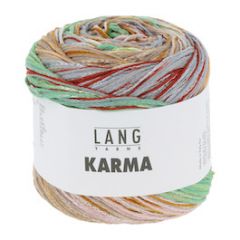 Lang Yarns Karma (01) Grijs / Oker / Roze bij de Breiboerderij