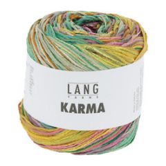 Lang Yarns Karma (02) Groen / Geel / Roze bij de Breiboerderij