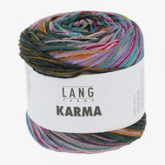 Lang Yarns Karma (03) Blauw / Paars / Donkergroen  bij de Breiboerderij