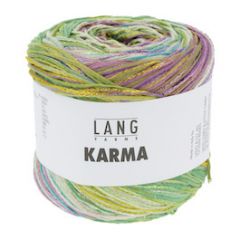Lang Yarns Karma (05) Groen / Lila / Blauw bij de Breiboerderij