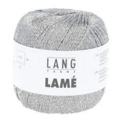 Lang Yarns Lamé (21) Zilver bij de Breiboerderij