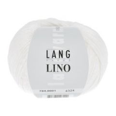 Lang Yarns Lino (01) Wit bij de Breiboerderij