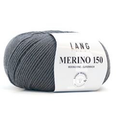 Lang Yarns Merino 150 (03) Antraciet bij de Breiboerderij