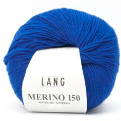 Lang Yarns Merino 150 (106) Kobalt bij de Breiboerderij