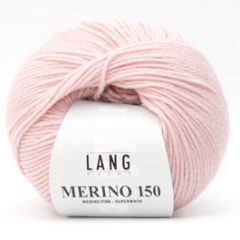 Lang Yarns Merino 150 (109) Lichtroze bij de Breiboerderij