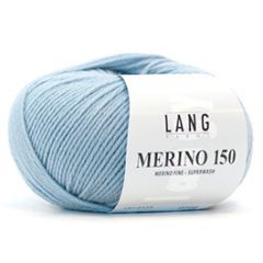 Lang Yarns Merino 150 (123) Lichtgrijs bij de Breiboerderij