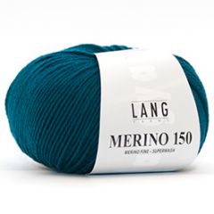 Lang Yarns Merino 150 (133) Donker Zeegroen bij de Breiboerderij
