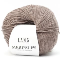 Lang Yarns Merino 150 (326) Grijsbruin bij de Breiboerderij