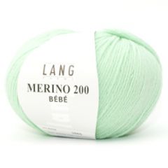 Lang Yarns Merino 200 Bébé (358) Appel Groen bij de Breiboerderij