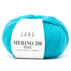 Lang Yarns Merino 200 Bébé Zeegroen (378)
