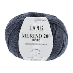 Lang Yarns Merino 200 Bébé (392) Vergrijsd Groen bij de Breiboerderij