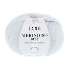 Lang Yarns Merino 200 Bébé (506) Baby Blauw bij de Breiboerderij