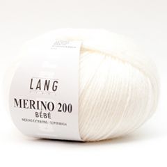 Lang Yarns Merino 200 Bébé (301) Wit 