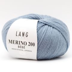 Lang Yarns Merino 200 Bébé (333) Grijsblauw 