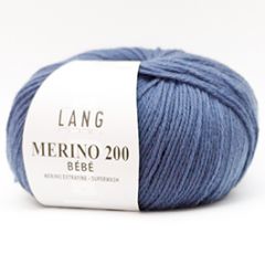 Lang Yarns Merino 200 Bébé (334) Jeans 