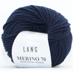 Lang Yarns Merino 70 (25) zeer Donker Blauw bij de Breiboerderij