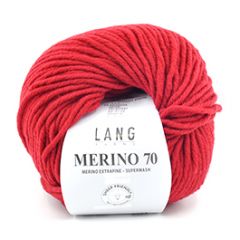 Lang Yarns Merino 70 (61) Warm Rood bij de Breiboerderij
