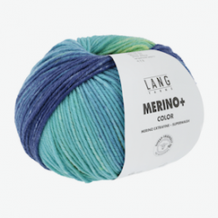 Lang Yarns Merino+ Color (200) Turkoois bij de Breiboerderij
