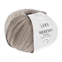 Lang Yarns Merino+ Color (22) Zand/Donkerbruin bij de Breiboerderij!